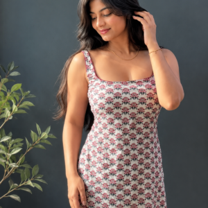 Vayra Blossom Print Long Kurti